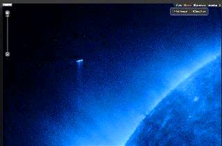 Încă un OZN gigantic a fost fotografiat de către o navă spaţială NASA în apropierea Soarelui 