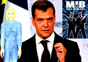 În 2012, premierul Rusiei, Dmitri Medvedev declara: "Nu vă pot spune câţi extratereştri se găsesc printre noi, pentru că s-ar crea panică"