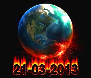 Un site crede că pe 21 martie 2013 (şi nu pe 21 decembrie 2012) Pământul va trece în dimensiunea a 5-a... adică vom dispărea cu totul din dimensiunea actuală!