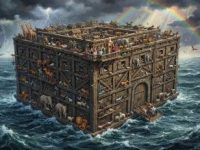 Din "Epopeea lui Ghilgameş", aflăm că Arca lui Noe avea o formă cubică, la fel ca submarinul zeului Enki Din "Epopeea lui Ghilgameş", aflăm că Arca lui Noe avea o formă cubică, la fel ca submarinul zeului Enki