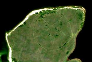Şocant! Pentagrama inversată (simbolul Satanei) apare pe Google Earth în Kazahstan! A coborât acolo Lucifer pe Pământ în anul 81.694 î.Hr.?