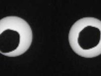 Iată cum arată o eclipsă de Soare văzută de pe Marte! O "stâncă" acoperă jumătate din discul Soarelui