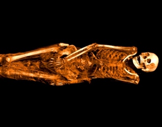 Descoperire incredibilă făcută de specialiştii de la "British Museum": a fost descoperit un tatuaj cu Arhanghelul Mihail pe o mumie egipteană!