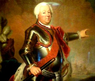 Priviţi-l: acesta este Frederick William I, unul dintre cei mai nebuni regi ai lumii! Avea o armată de giganţi şi îşi împuşca servitorii cu pistoalele sale cu sare!