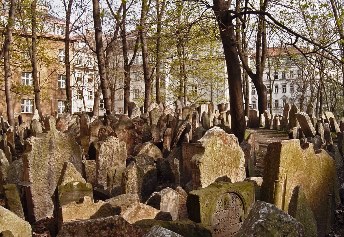 Vechiul cimitir evreiesc din Praga, cel mai "întunecat" şi mai misterios loc din Europa! Aici se află mormântul rabinului care a creat Golemul!