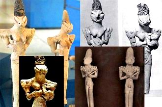 Figurine vechi de 7.000 de ani descoperite în Iraq şi care îi reprezintă pe oamenii-şopârlă, demonstrează faptul că reptilienii au existat pe Pământ încă de la începutul omenirii! 