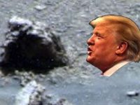 Chipul lui Donald Trump, candidatul la preşedinţia SUA, a fost găsit sculptat pe o stâncă de pe Marte! Cea mai logică explicaţie ar fi "pareidolie", dar totuşi...