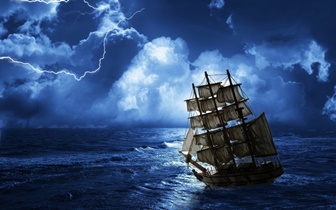 Incredibila legendă a navei-fantomă "Lady Lovibond", cea care apare o dată la jumătate de secol!