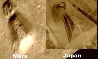 Potrivit imaginilor din satelit de pe "planeta roșie", există un templu masiv pe Marte, care este "identic" cu un complex funerar antic din Japonia! A trăit pe Marte o civilizaţie avansată care a migrat spre Terra?