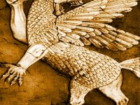 Incredibila poveste a zeului babilonian malefic Anzu, creatura extraterestră cu cap de leu şi aripi de pasăre