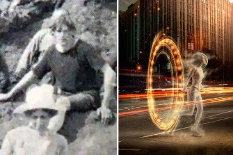 Un tip cu tunsoare şi îmbrăcăminte modernă apare într-o fotografie veche de 100 de ani. Un nou "călător în timp"?