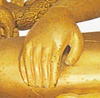 Misterioasa statuetă cu 6 degete găsită într-o mină din Munţii Apuseni. Pe cine reprezintă ea!?