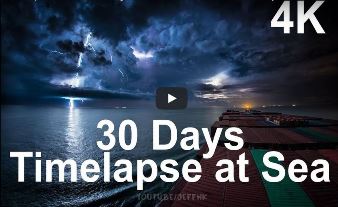 Un bărbat a filmat o călătorie pe ocean timp de 30 de zile şi a surprins lucruri care vă lasă fără cuvinte...