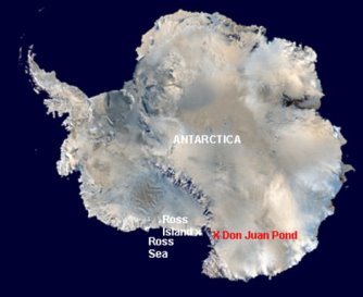 Bazinul Don Juan din Antarctica - locul misterios care seamănă cu un peisaj extraterestru de pe Marte