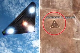 Nava spaţială secretă americană TR-3B apare pe Google Earth în Australia! Au uitat s-o blureze?