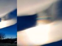 Un nor "curcubeu" cu o formă absolut bizară a fost observat în Colorado
