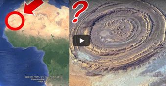 EXCLUSIV! Atlantida nu este dispărută, ci se află în nordul Africii, în formaţiunea bizară "ochiul de taur al Saharei"?