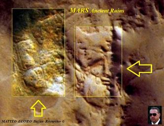 Un cercetător italian a găsit ruine străvechi construite de giganţi pe Marte