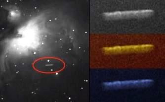 4 nave extraterestre imense au fost surprinse de un telescop în Nebuloasa Orionului... se mişcau cu viteze enorme!
