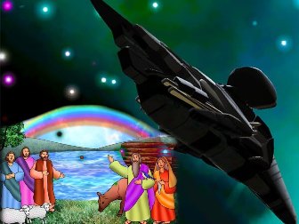 "Curcubeul Domnului" din Biblie, legământul dintre Dumnezeu şi Noe, este acelaşi cu misteriosul satelit "Black Knight" de deasupra Pământului?