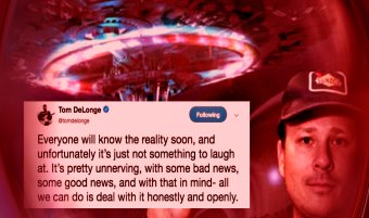Celebrul muzician Tom DeLonge, pasionat de extratereştri: "Toată lumea va cunoaște în curând realitatea"