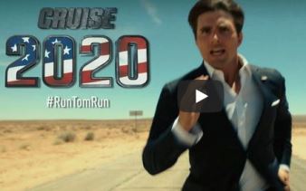 E adevărat că celebrul actor Tom Cruise candidează pentru preşedinţia SUA în 2020? Run Tom Run!
