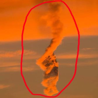 Un nor ciudat a fost observat în Kentucky (SUA). De parcă ar proveni din altă lume...