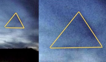 O piramidă-hologramă a apărut în Germania pe cer! Seamănă cu străvechea navă Vimana, descrisă în textele hinduse antice...