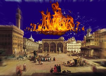 Panică în Florenţa (Italia): pâcla de foc misterioasă de pe cerul nopţii. Ce-a fost cu adevărat?