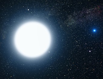 Descoperire de senzaţie a astronomilor: ei au găsit o planetă gigantică, de 4 ori mai mare decât steaua albă pe care o orbitează!