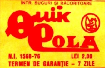 Vă mai amintiţi de "Quik Cola"? Un "Pepsi românesc" îngrozitor...