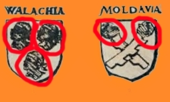 O enigmă uimitoare: au existat capete de arabi pe stemele vechi ale Moldovei şi Valahiei?