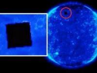Un nou cub negru misterios, de 10 ori mai mare decât Pământul, a fost fotografiat de NASA în faţa Soarelui