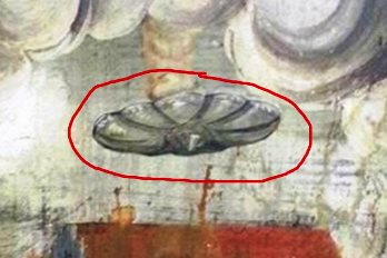 În oraşul natal al lui Vlad Ţepeş (Sighişoara) se află pictat într-o biserică veche un obiect zburător extraterestru?