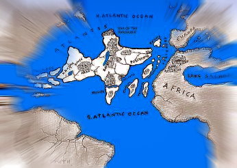 Ipoteza unui fizician german: Atlantida era un continent gigantic, situat în Oceanul Atlantic, dar un meteorit uriaş a distrus-o. Există dovezi?