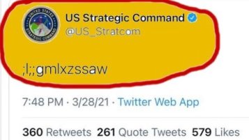 Comandamentul Strategic al Statelor Unite postează un tweet misterios, stârnind panică şi speculaţii pe Internet