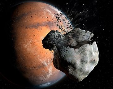 Misterul întunecat al sateliţilor bizari ai planetei Marte - Phobos şi Deimos