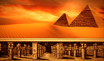 Un gigantic oraş ascuns se află sub Marile Piramide din Egipt şi el este păzit de "roboţi" ale unei civilizaţii trecute avansate - susţin mai mulţi scriitori şi istorici antici