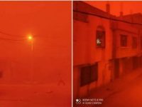 A venit deja "Apocalipsa"? În unele zone din Algeria, cerul s-a transforat în roşu sângeriu! Din ce cauză?