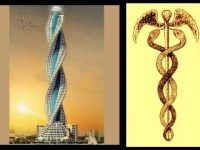Prinţii saudiţi construiesc o clădire sub forma simbolului celor doi şerpi încolăciţi. Ce vor să ne arate?