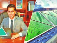 O invenţie incredibilă: un bărbat mexican a creat panouri solare care produc energie și curăță aerul în același timp!