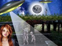 O femeie povestește cum a fost răpită de extratereștri și dusă instantaneu pe o planetă aflată la sute de ani-lumină distanță