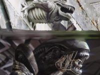 Creatura din altă lume ce păzeşte o veche biserică din Scoţia. De ce se aseamănă ea foarte mult cu extraterestrul din filmul SF "Alien" din 1979?