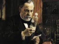 După ce arătă oamenilor pericolul microbilor,  Pasteur consumă un pahar cu miliarde de microbi…