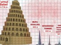 Turnul Babel din Biblie avea 2,7 km înălţime!? Dacă da, atunci era de 3 ori mai înalt decât cel mai mare zgârâie-nori din prezent - Burj Khalifa (Dubai) - ce are doar 830 de metri...