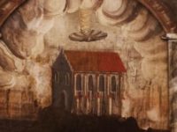 OZN-ul misterios dintr-o pictură a unei biserici din Sighişoara - locul de naştere al lui Vlad Ţepeş