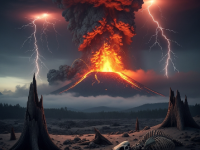 În urmă cu 74.000 de ani, mai existau doar 10.000 de oameni pe tot Pământul, ca urmare a unei erupţii vulcanice gigantice