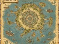 Aceasta este harta adevărată a continentului pierdut Atlantida, ce a dispărut în vechime?