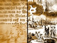 În 1665, mai mulți martori au văzut o bătălie mare cu OZN-uri, iar după aceea s-au îmbolnăvit