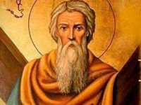 Sf. Andrei - apostolul românilor din urmă cu 2.000 de ani. El a predicat în vechea Sciţie, adică Muntenia, Moldova şi Dobrogea de azi